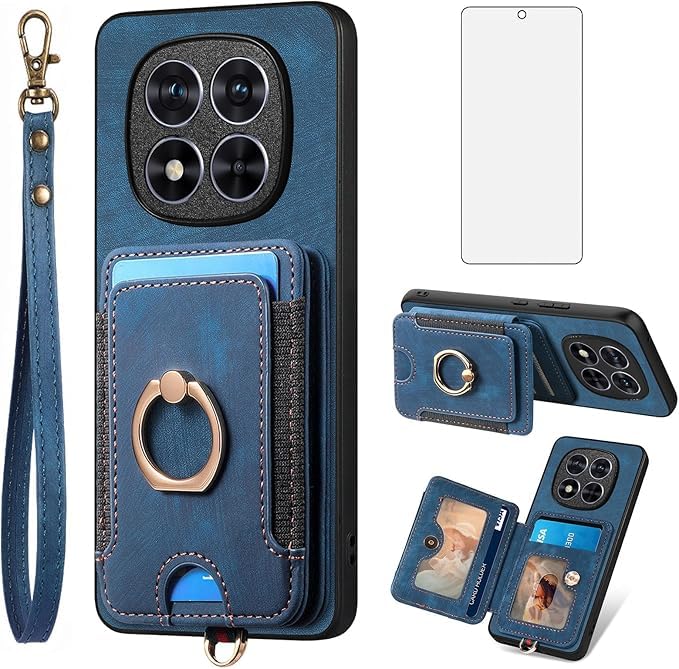 Leather phone case for Xiaomi Redmi Note 14 Pro 5G/Poco X7