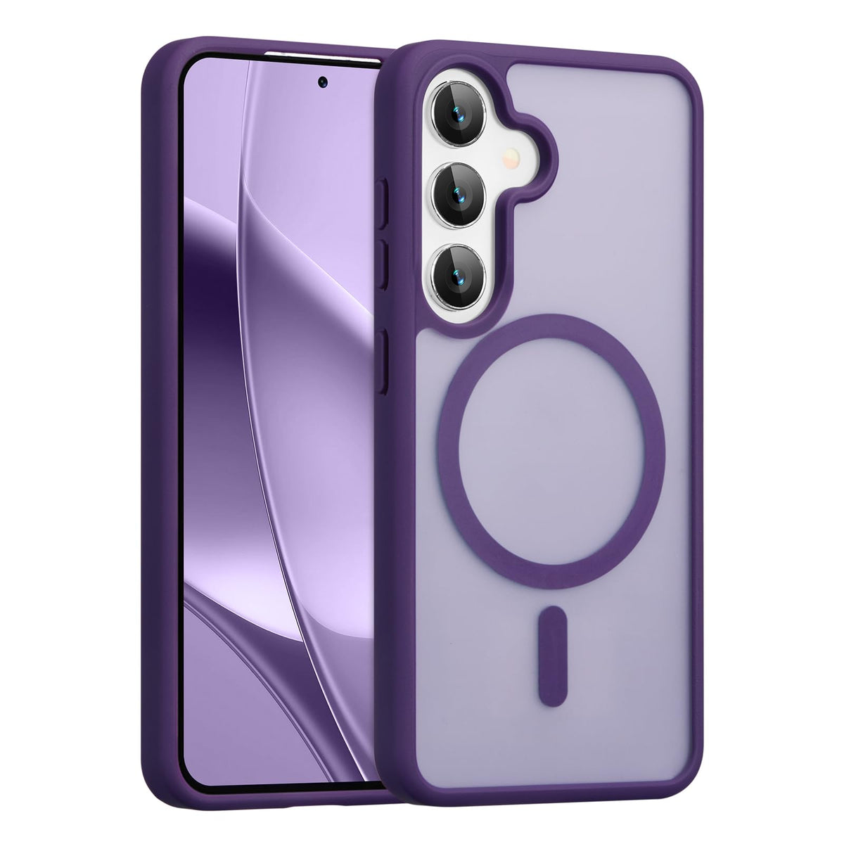 Shockproof phone case for Samsung Galaxy S24/S25, compatible with Magsafe