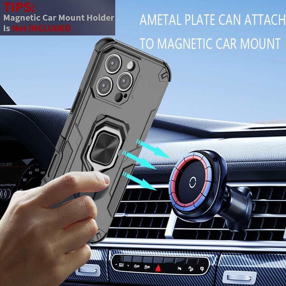 Shockproof protective case with stand for Xiaomi Redmi A5 4G, with tempered glass screen protector