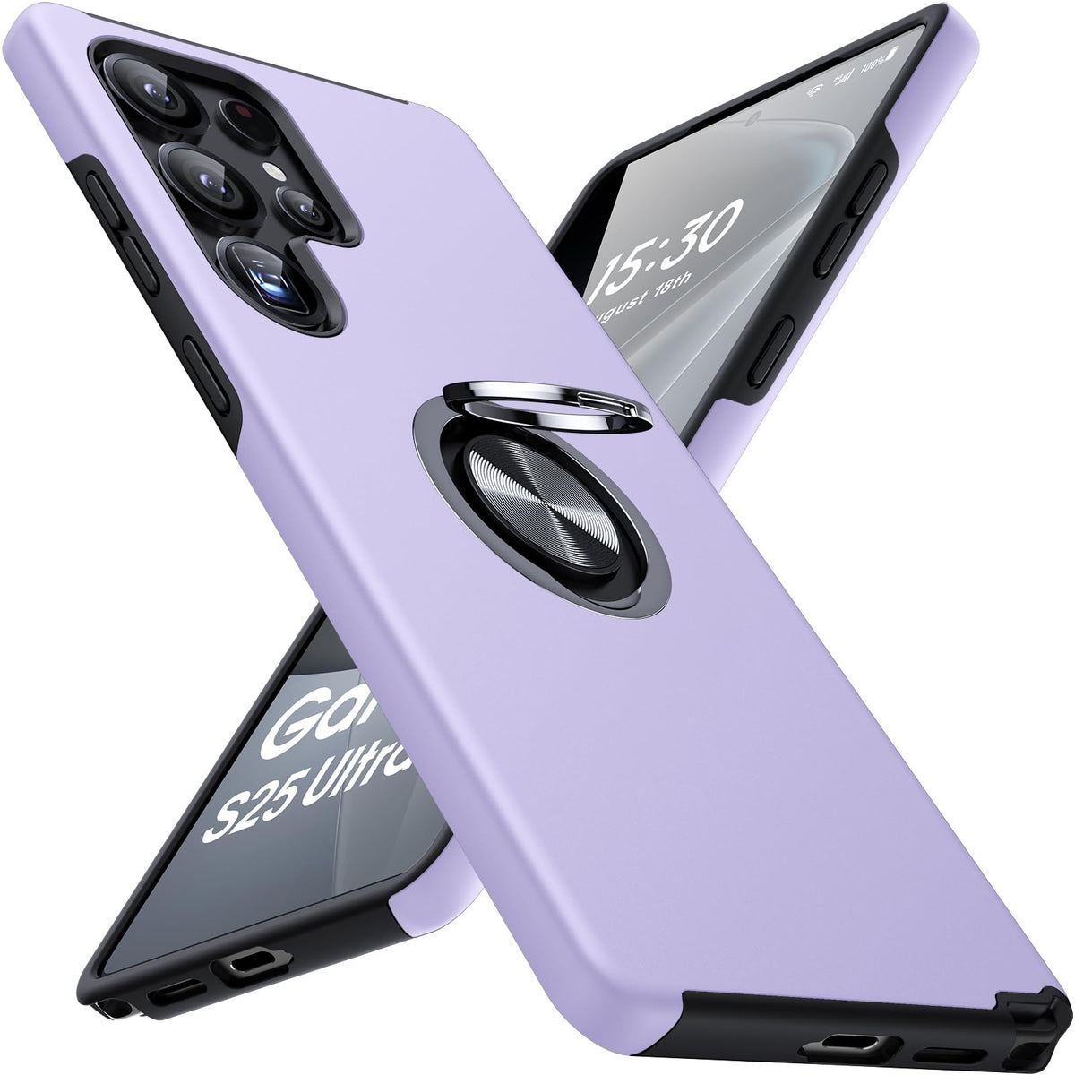 Shockproof phone case for Samsung Galaxy A56 5G, includes two screen protectors.