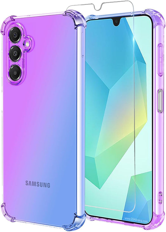 Gradient TPU Phone Case + Screen Protector for Samsung Galaxy A16 5G 