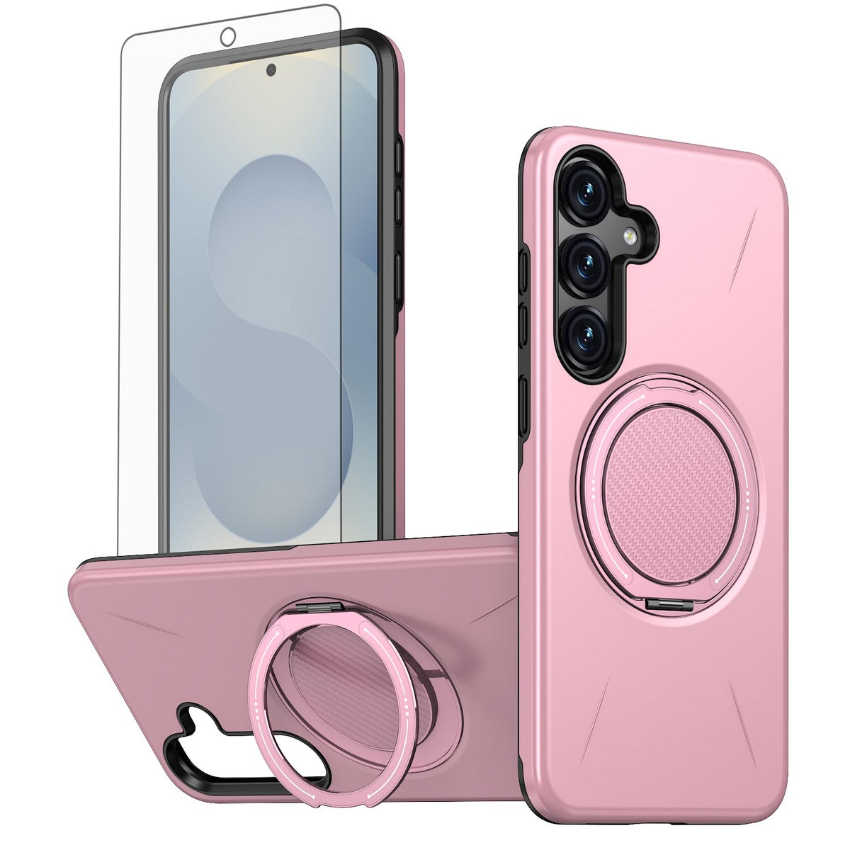 TPU+PC magnetic phone case for Samsung Galaxy S23 FE 5G with screen p