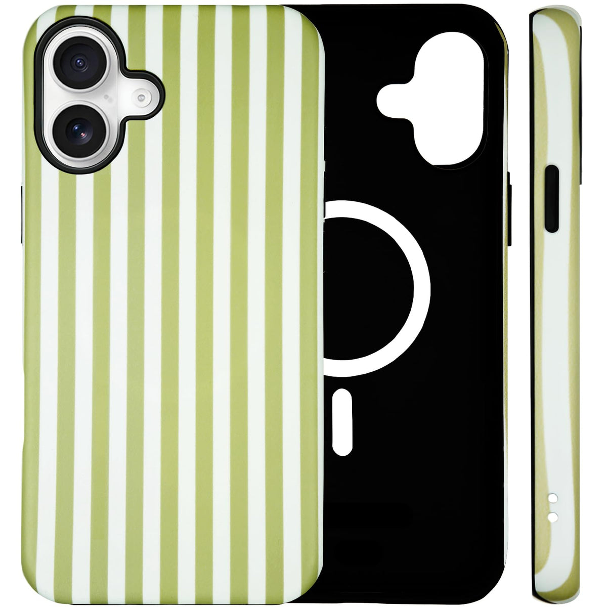 MagSafe (hard PC + silicone) compatible phone case for iPhone 17