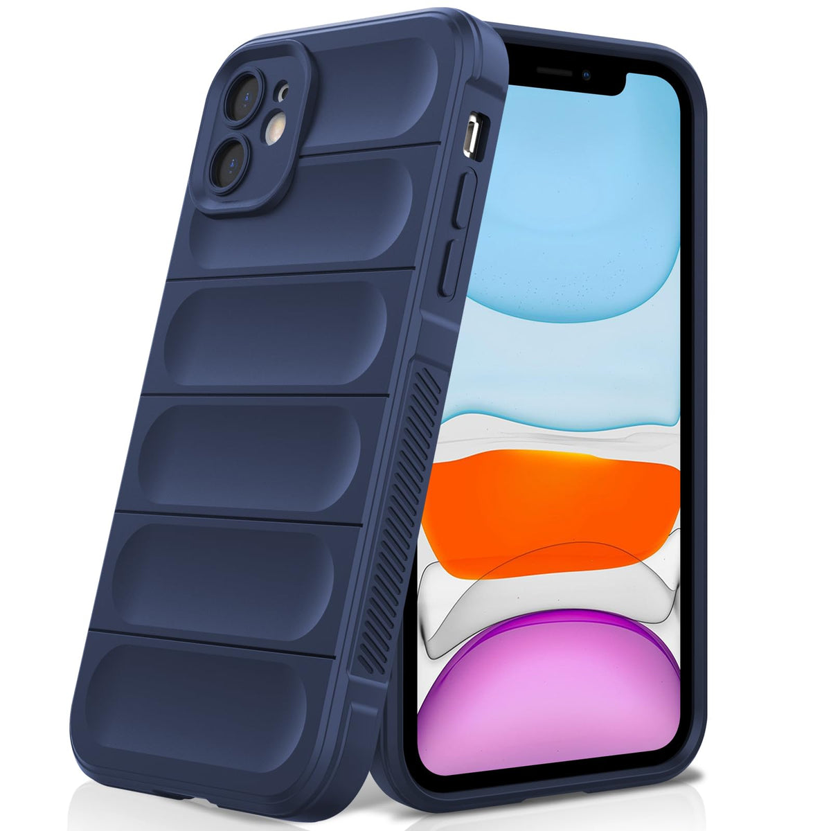 Silicone scratch-resistant and shockproof phone case for iPhone 11