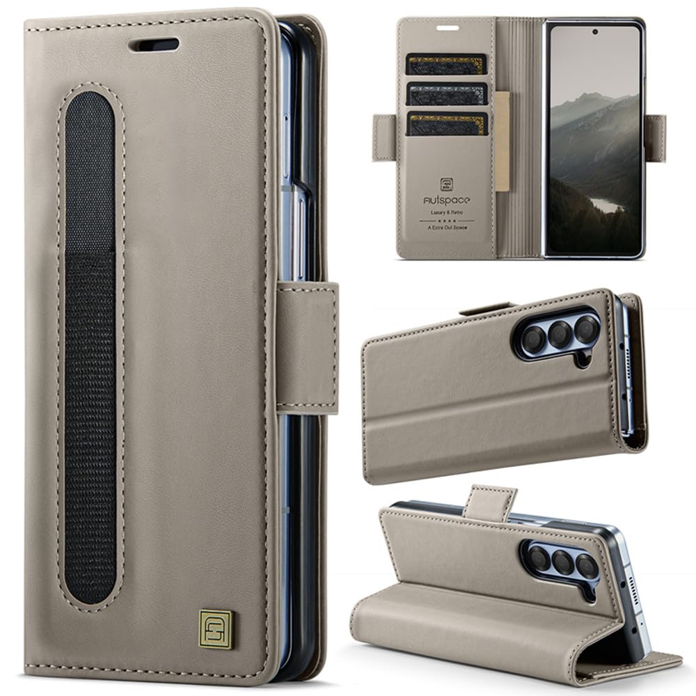 PU Leather Wallet phone case for Samsung Galaxy Z Fold 6  Stand
