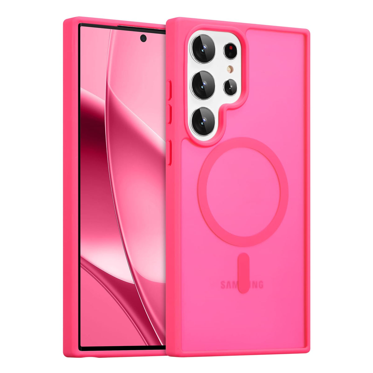 Shockproof phone case for Samsung Galaxy S24/S25, compatible with Magsafe