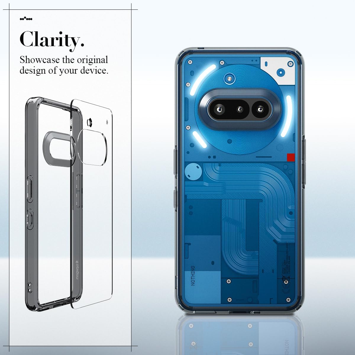 Minimalist phone case for Nothing Phone 3a