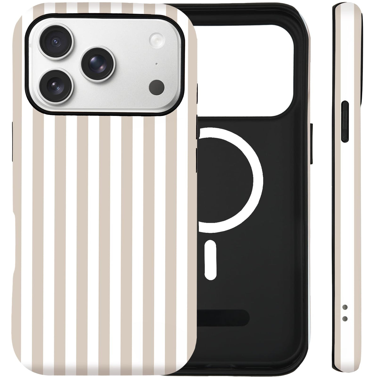 MagSafe (hard PC + silicone) compatible phone case for iPhone 17