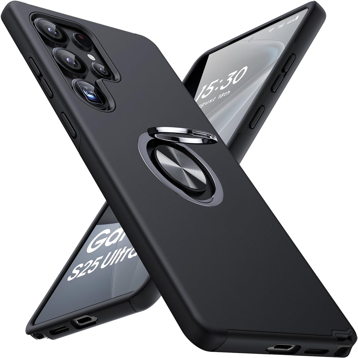 Shockproof phone case for Samsung Galaxy A56 5G, includes two screen protectors.
