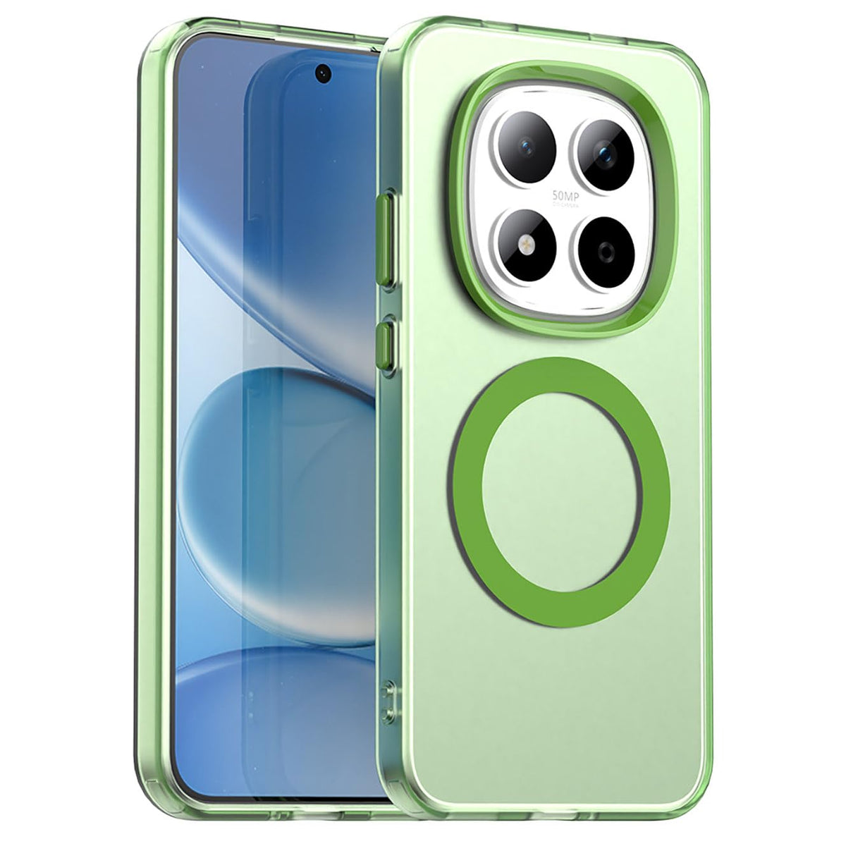 MagSafe frosted TPU phone case for Redmi Note 14 Pro 5G