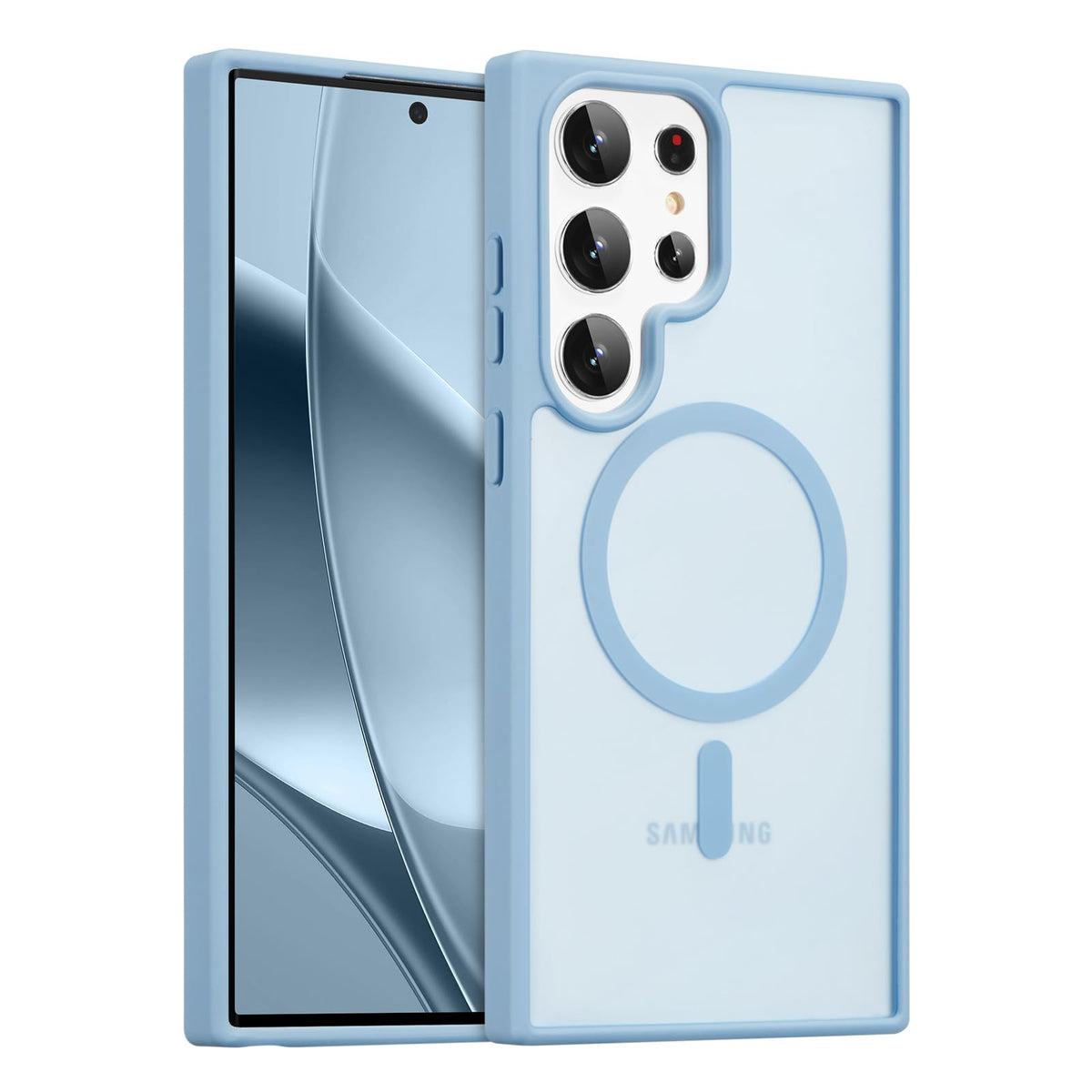 Shockproof phone case for Samsung Galaxy S24/S25, compatible with Magsafe