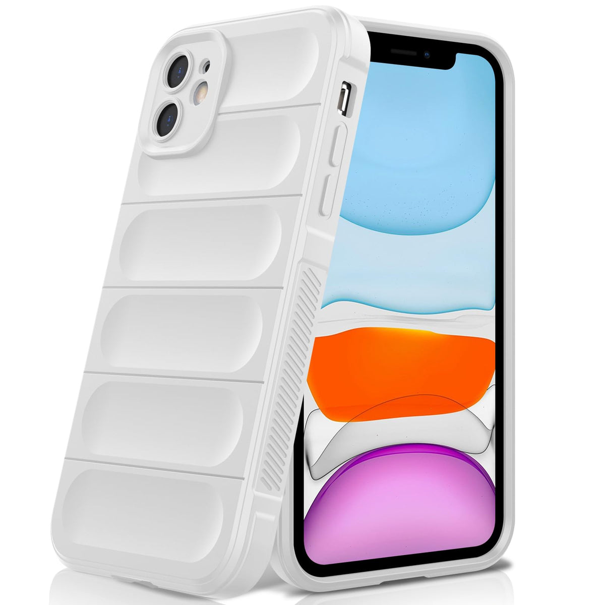 Silicone scratch-resistant and shockproof phone case for iPhone 11