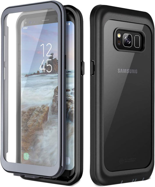 Full-coverage clear phone case for Samsung Galaxy S8 Plus