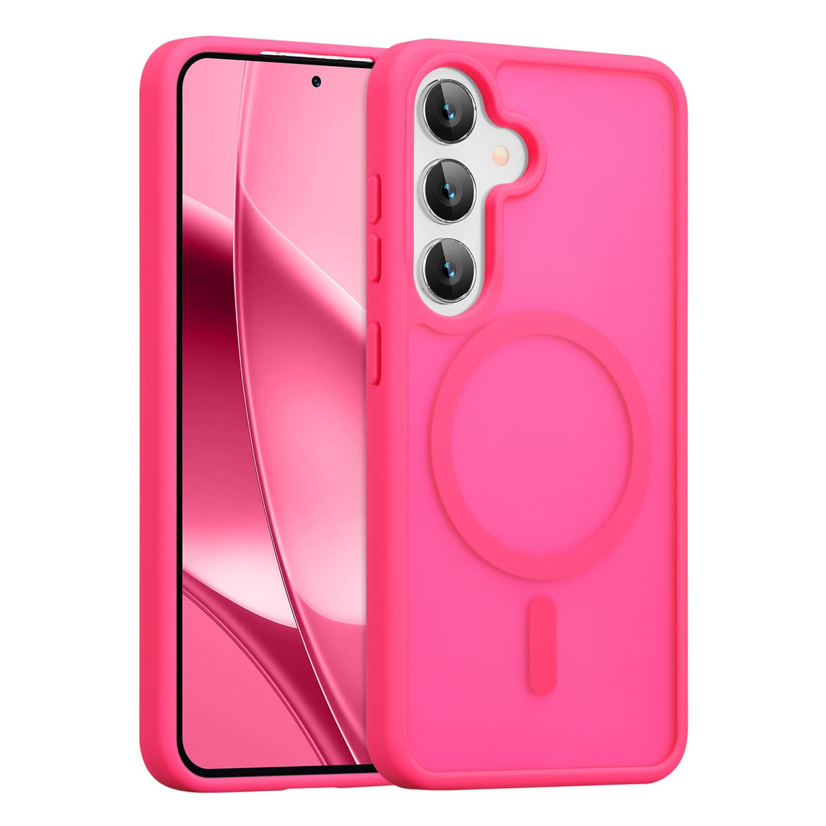 Shockproof phone case for Samsung Galaxy S24/S25, compatible with Magsafe