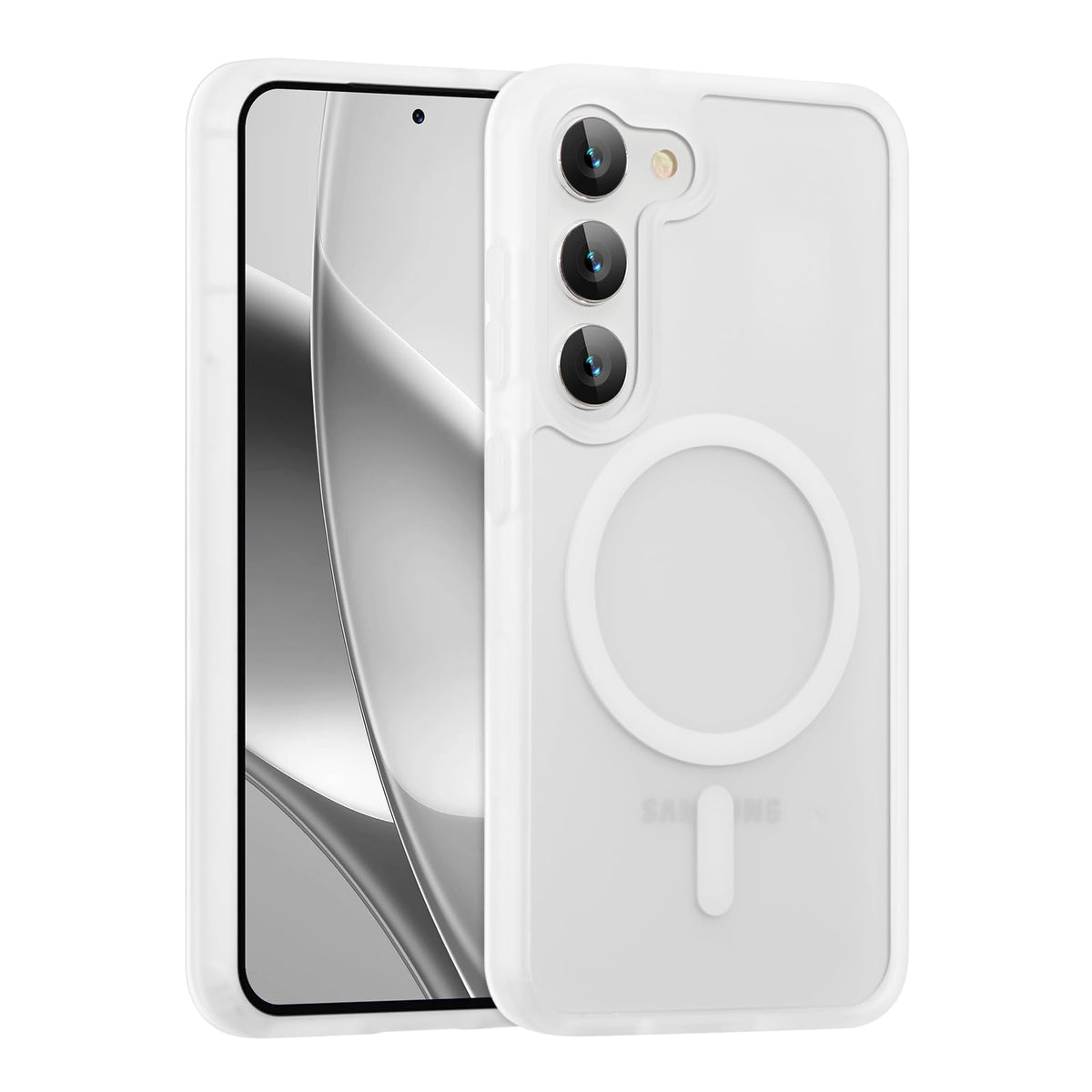 Shockproof phone case for Samsung Galaxy S24/S25, compatible with Magsafe
