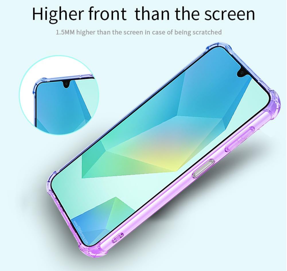 Gradient TPU Phone Case + Screen Protector for Samsung Galaxy A16 5G 