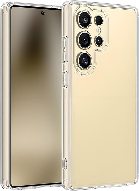 TPUltra+PC transparent anti-yellowing phone case for SamsUltrang Galaxy S25 Ultra