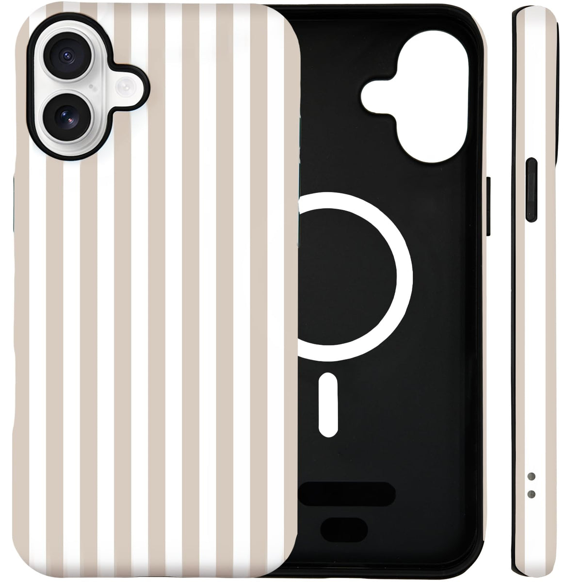 MagSafe (hard PC + silicone) compatible phone case for iPhone 17