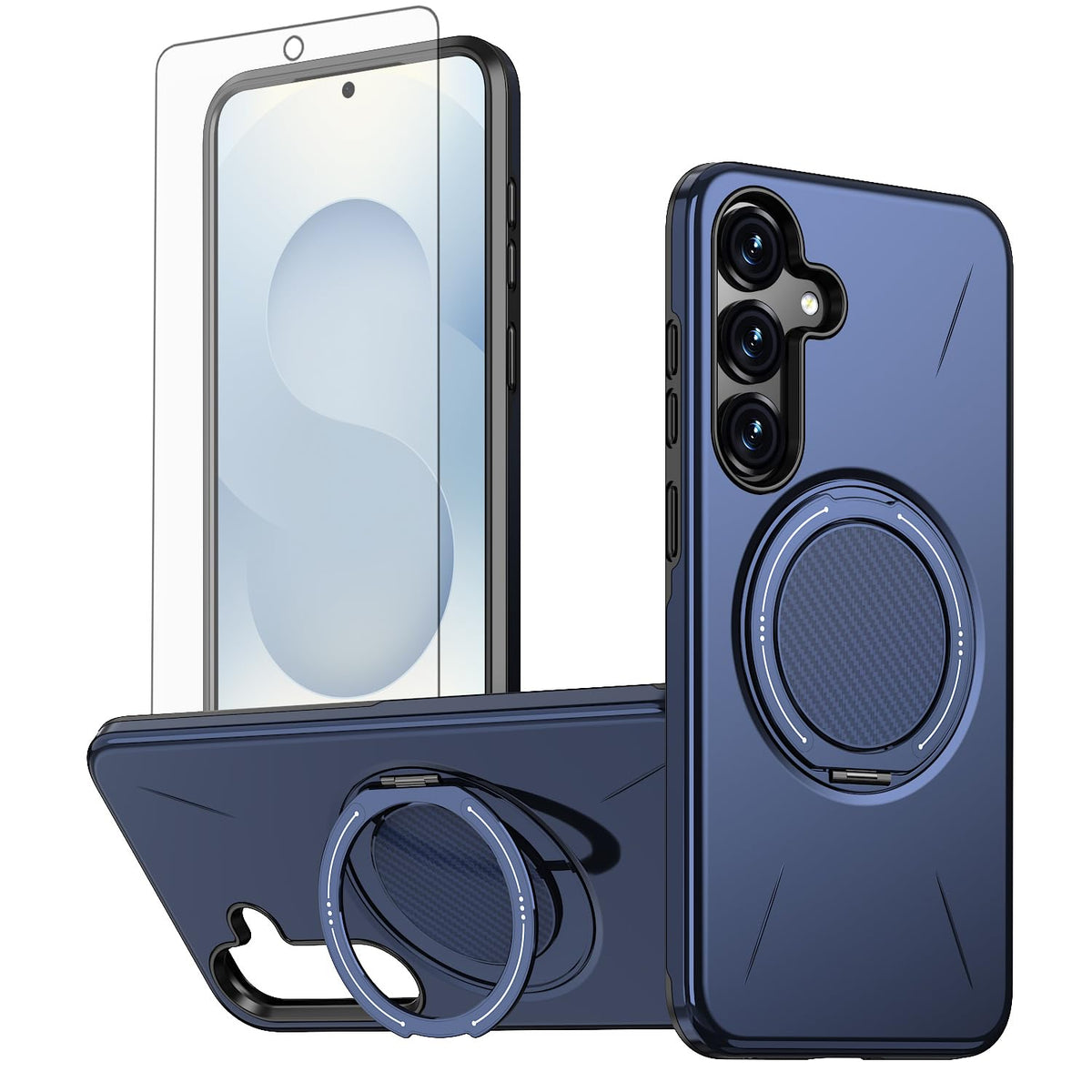 TPU+PC magnetic phone case for Samsung Galaxy S23 FE 5G with screen p
