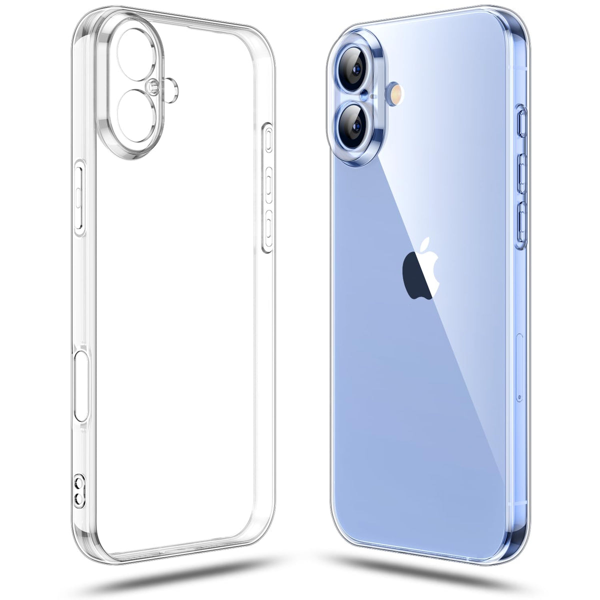 Shockproof anti-yellowing, transparent TPU phone case for iPhone 17 Pro Max