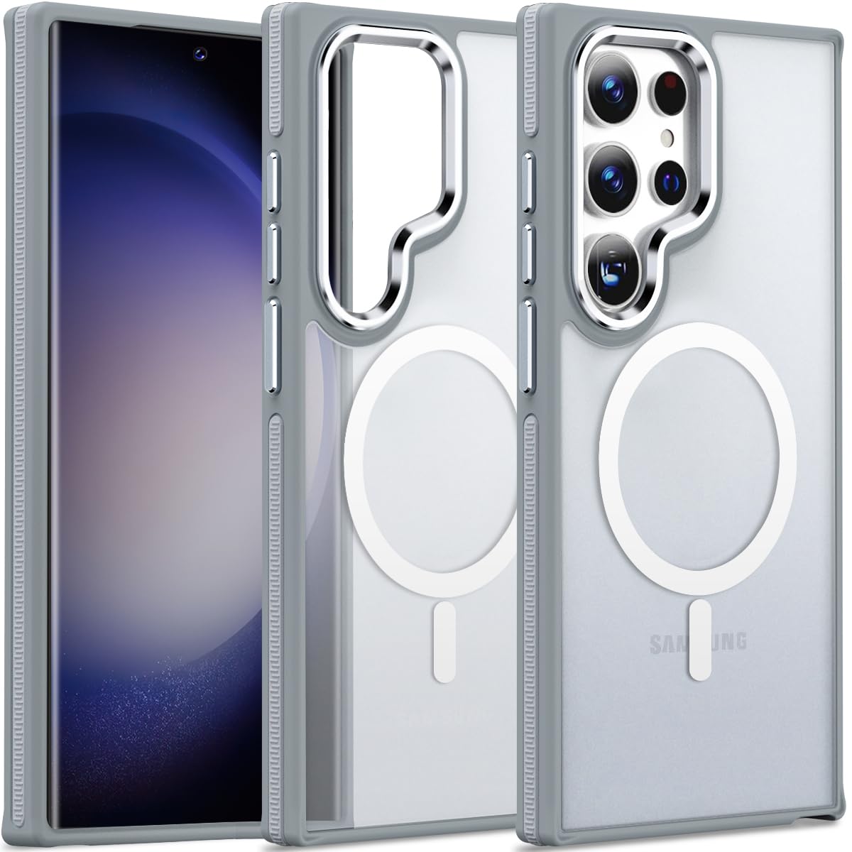 Scratch-resistant phone case for Samsung Galaxy S25 Ultra, Magsafe compatible