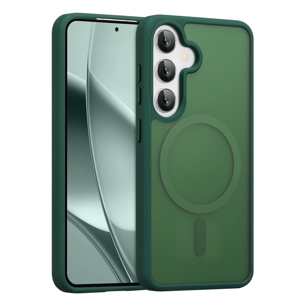 Shockproof phone case for Samsung Galaxy S24/S25, compatible with Magsafe