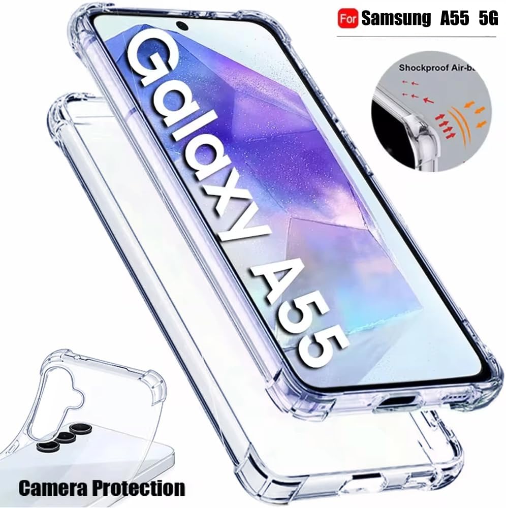 TPU clear phone case for Samsung Galaxy A55 5G