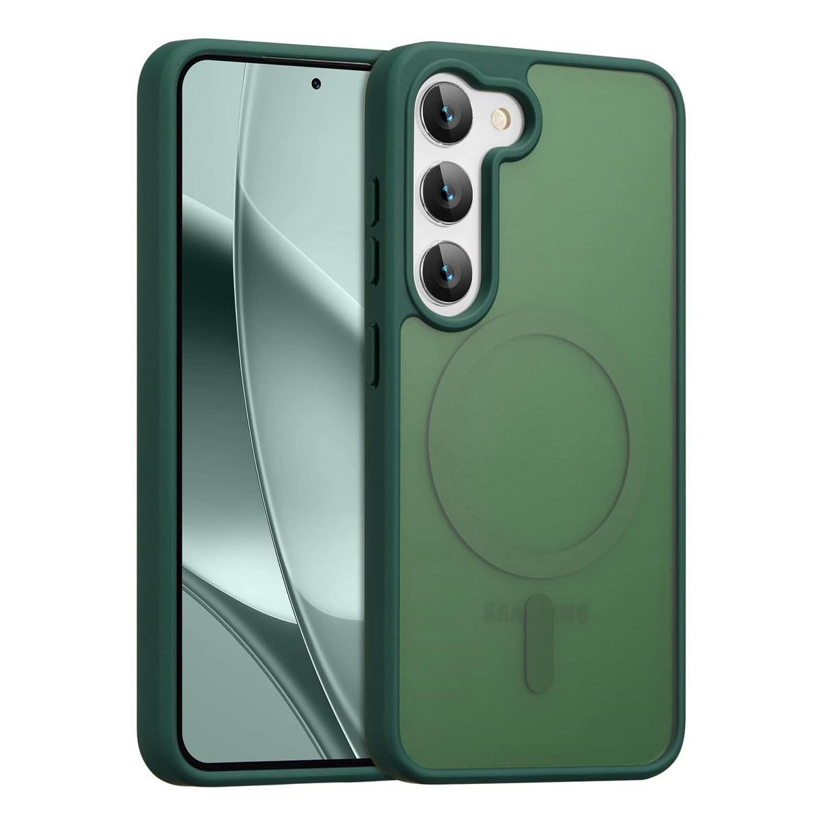 Shockproof phone case for Samsung Galaxy S24/S25, compatible with Magsafe