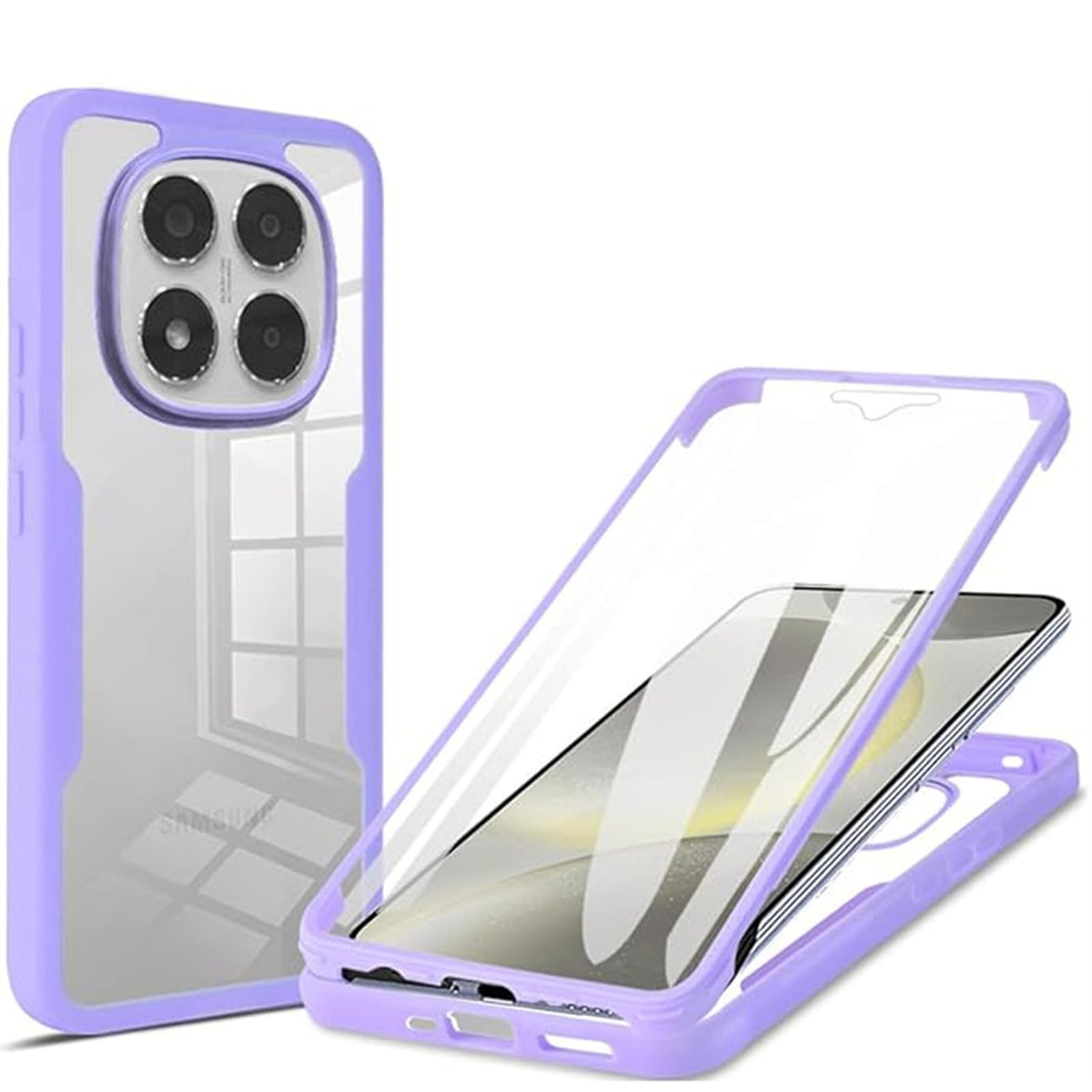 A 360¡ã all-around transparent Shockproof phone case for Redmi Note 14