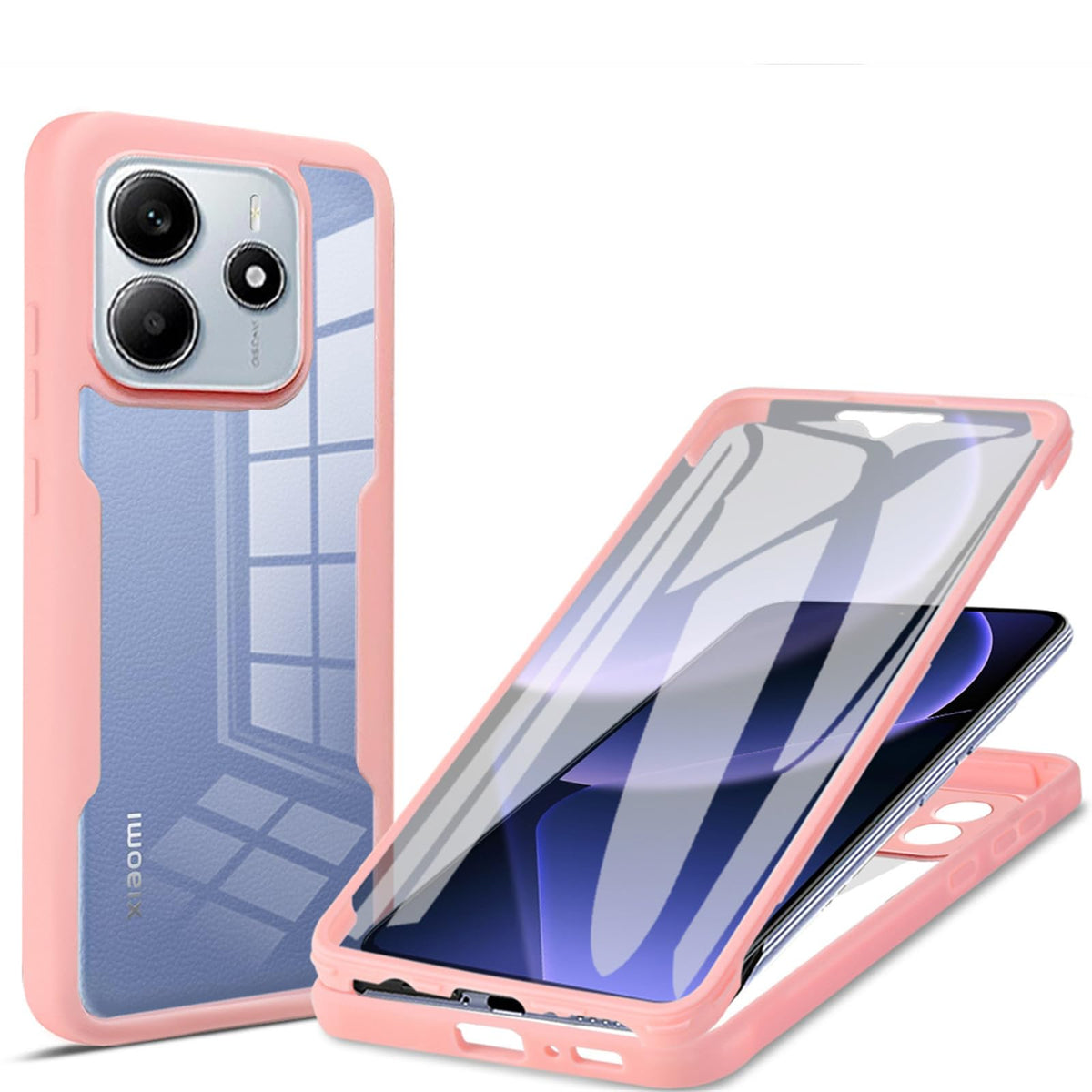 A 360¡ã all-around transparent Shockproof phone case for Redmi Note 14