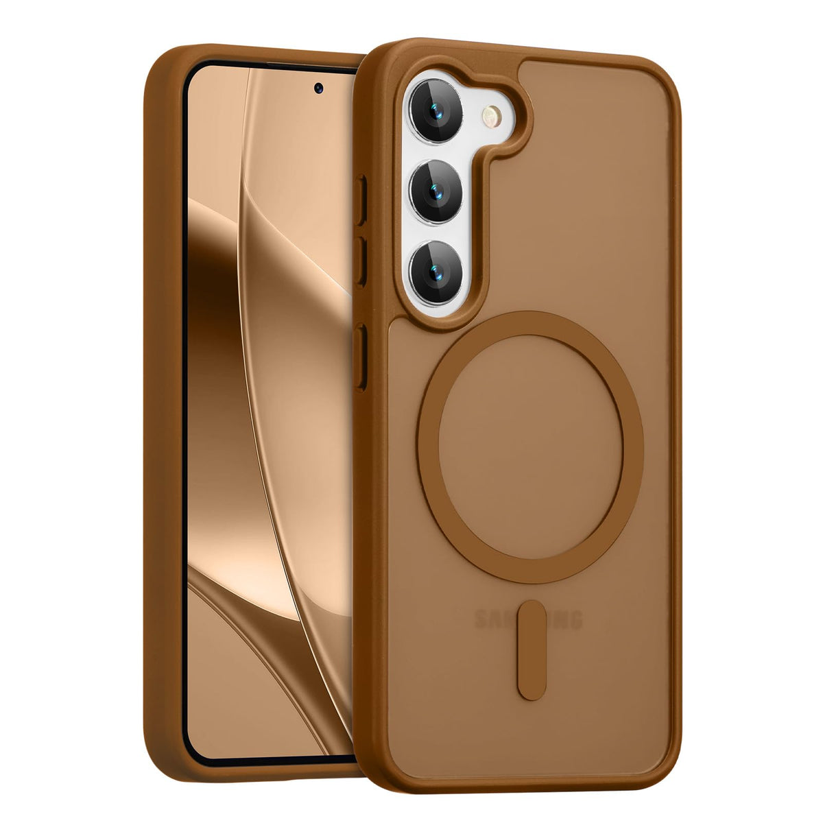 Shockproof phone case for Samsung Galaxy S24/S25, compatible with Magsafe