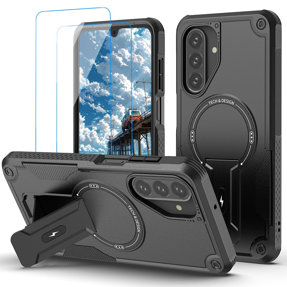 TPU+PC shockproof phone case stand for Galaxy A17/A26-5G