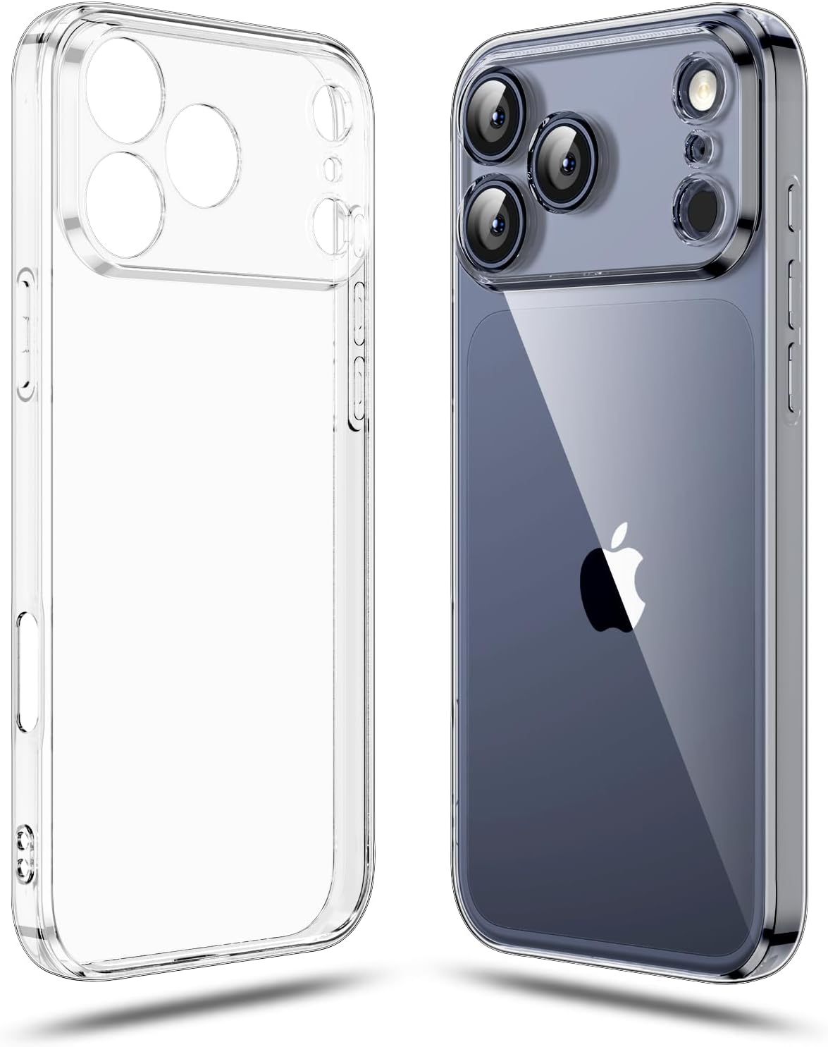 Shockproof anti-yellowing, transparent TPU phone case for iPhone 17 Pro Max