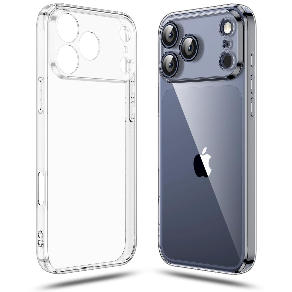 Shockproof anti-yellowing, transparent TPU phone case for iPhone 17 Pro Max