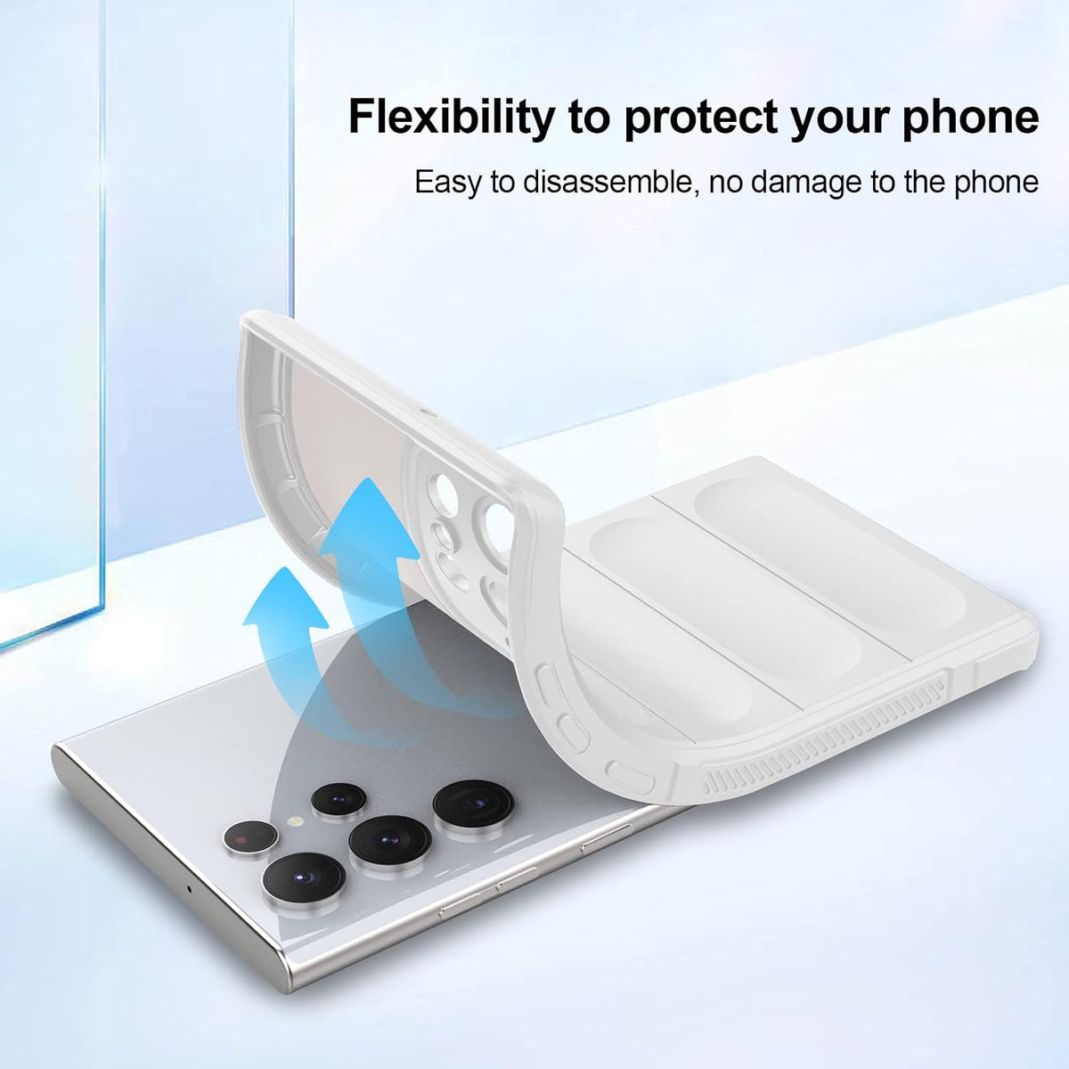 Silicone shockproof phone case for Samsung Galaxy S22 Ultra