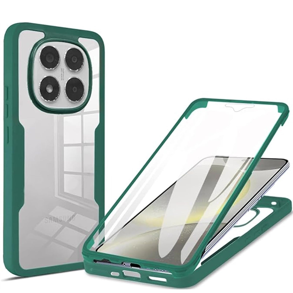 A 360¡ã all-around transparent Shockproof phone case for Redmi Note 14