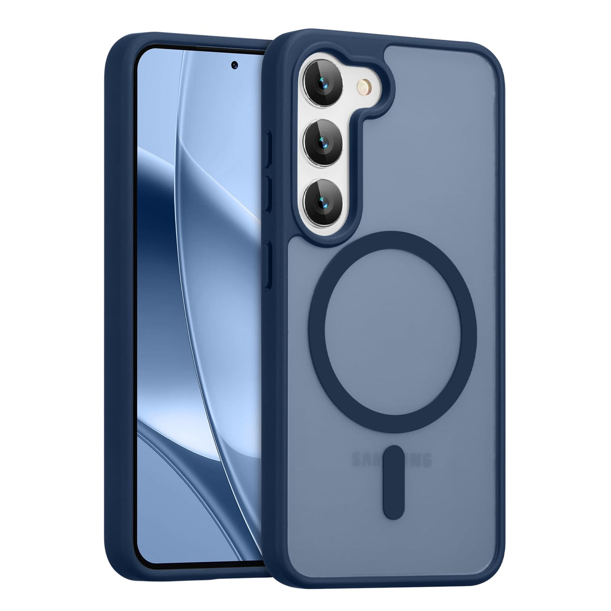 Shockproof phone case for Samsung Galaxy S24/S25, compatible with Magsafe
