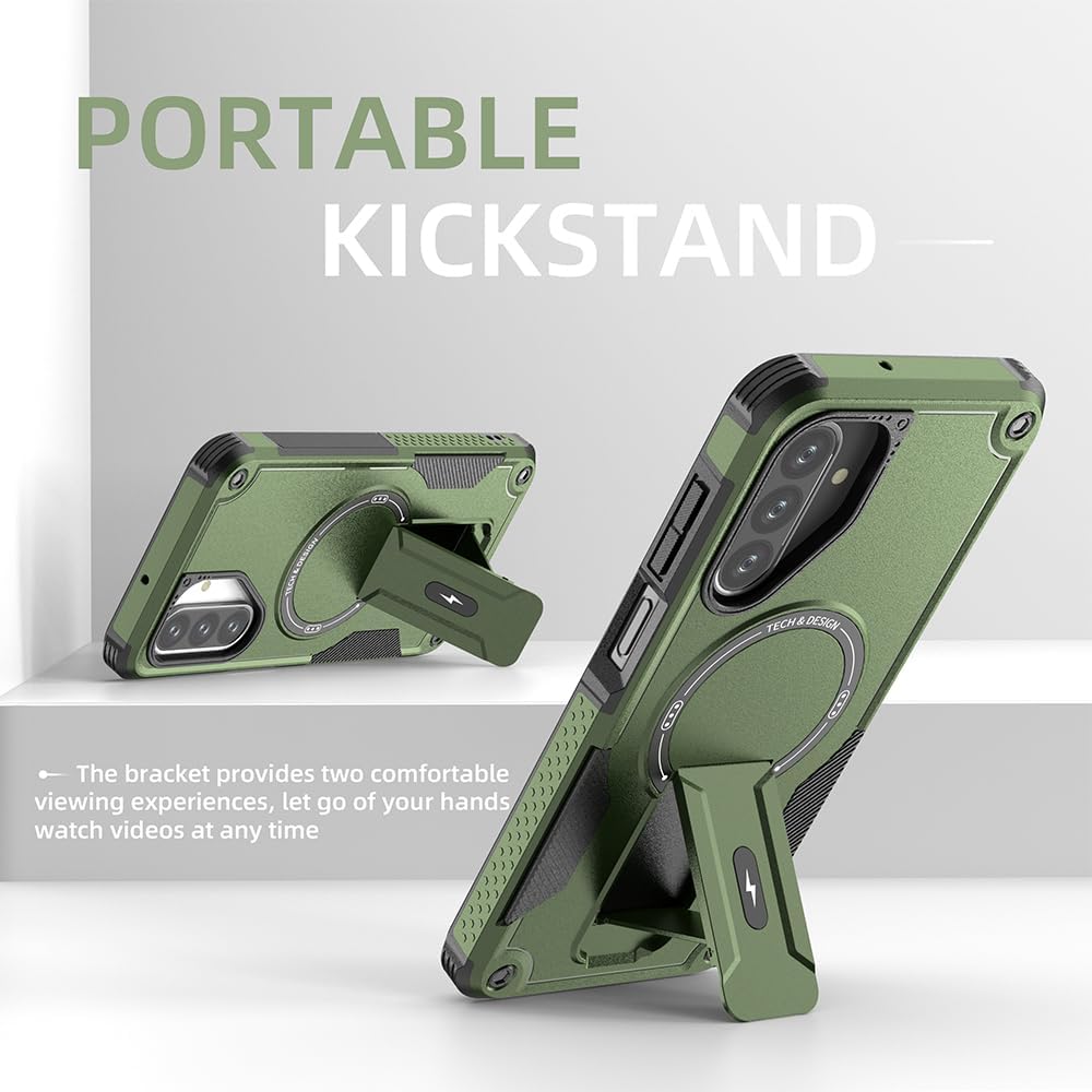 TPU+PC shockproof phone case stand for Galaxy A17/A26-5G