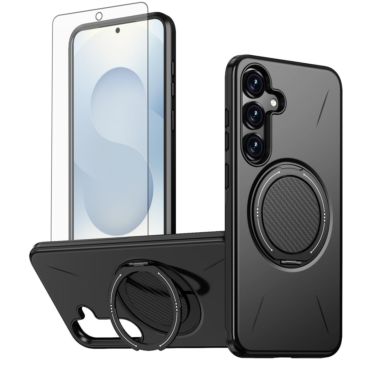 TPU+PC magnetic phone case for Samsung Galaxy S23 FE 5G with screen p