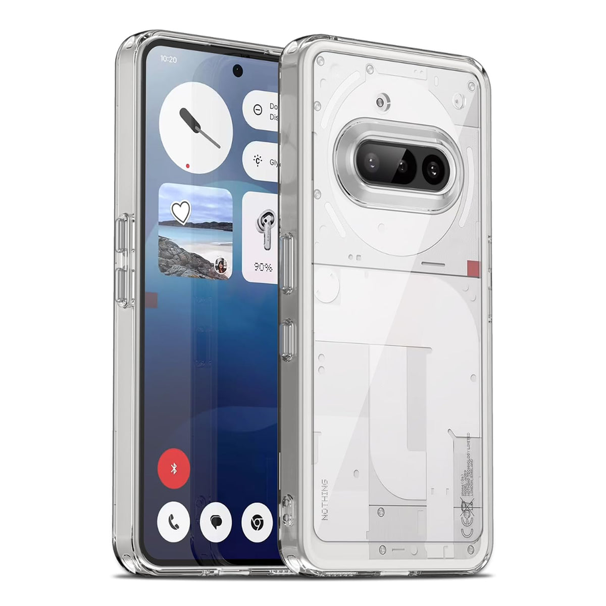 Military-grade shockproof phone case for Nothing Phone 1