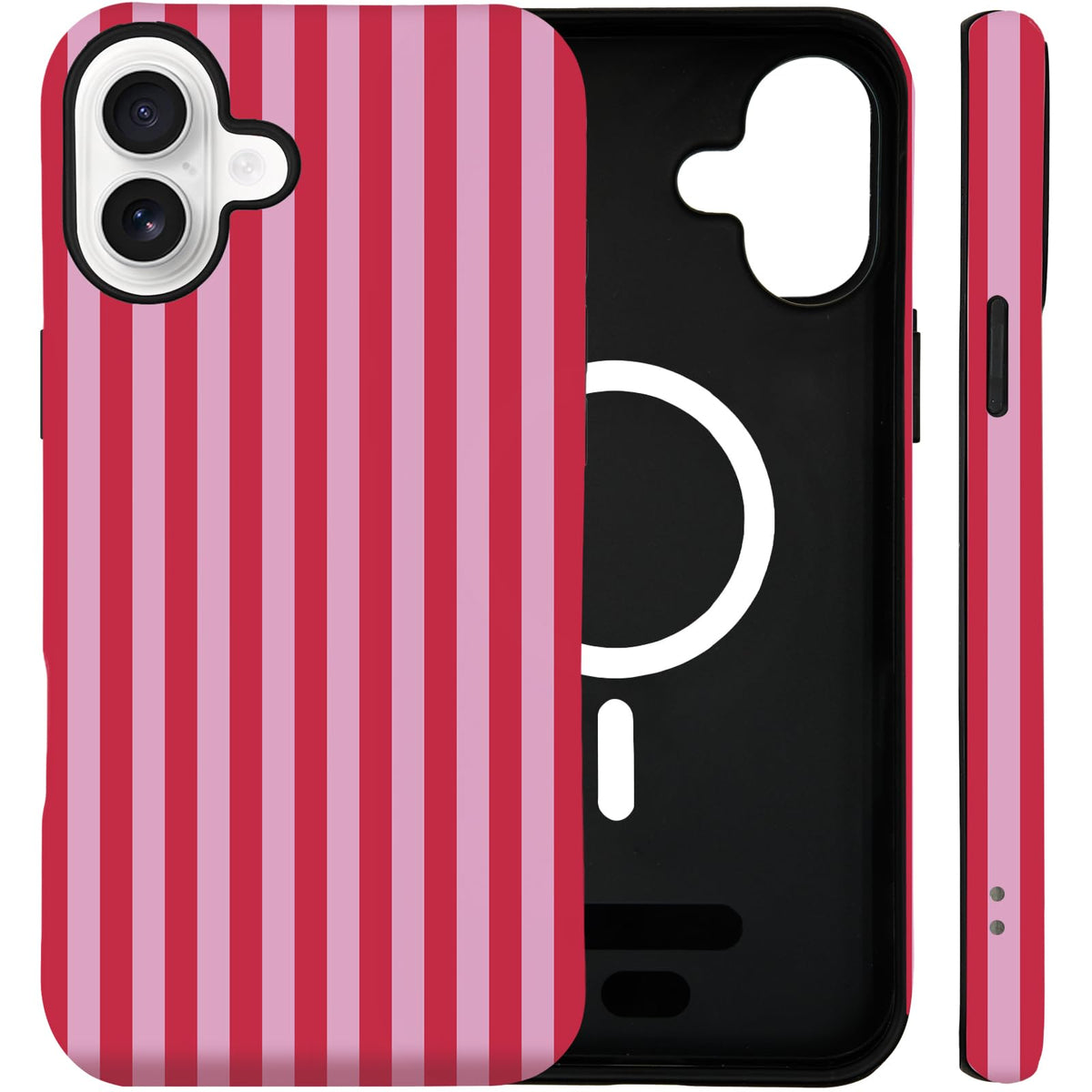 MagSafe (hard PC + silicone) compatible phone case for iPhone 17