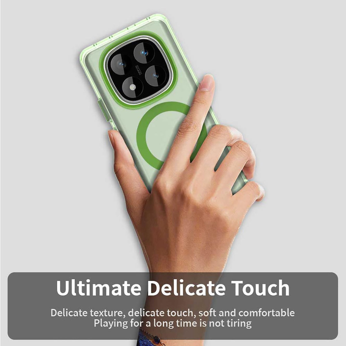 MagSafe frosted TPU phone case for Redmi Note 14 Pro 5G