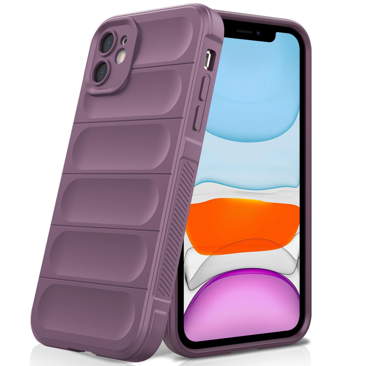 Silicone scratch-resistant and shockproof phone case for iPhone 11