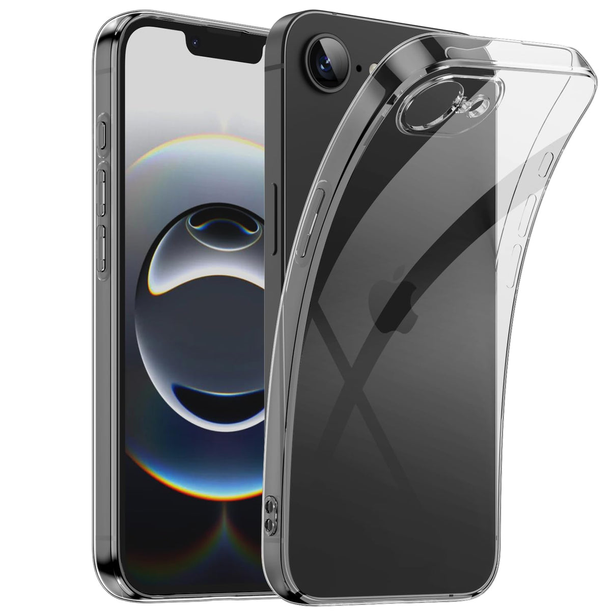 Shockproof anti-yellowing, transparent TPU phone case for iPhone 17 Pro Max