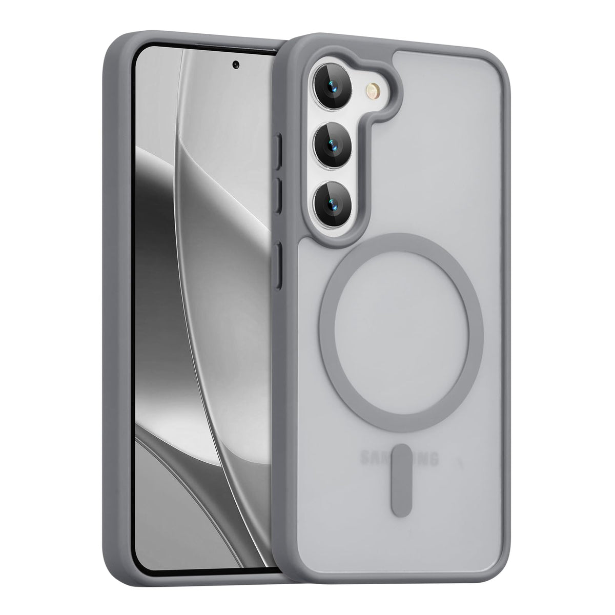 Shockproof phone case for Samsung Galaxy S24/S25, compatible with Magsafe