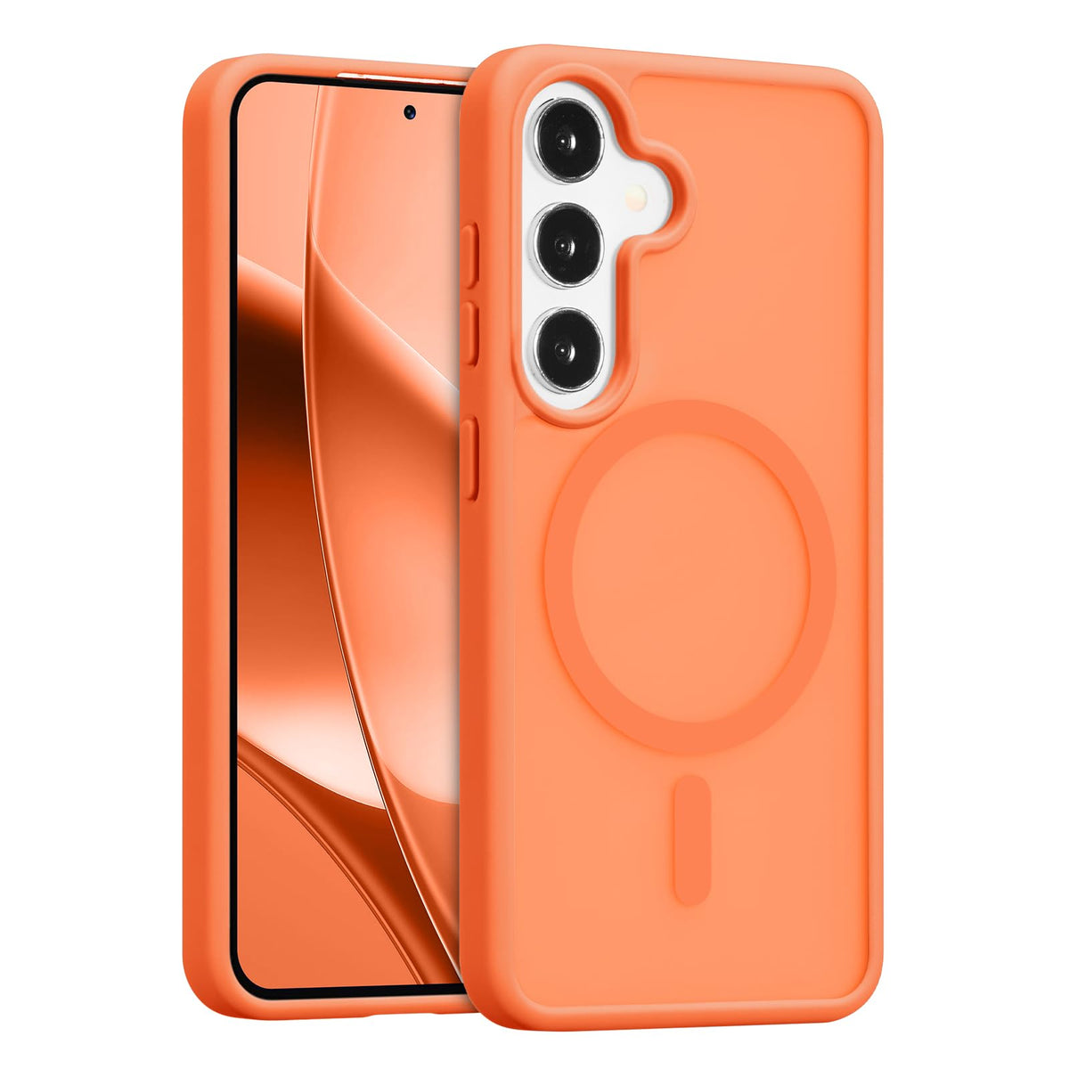 Shockproof phone case for Samsung Galaxy S24/S25, compatible with Magsafe