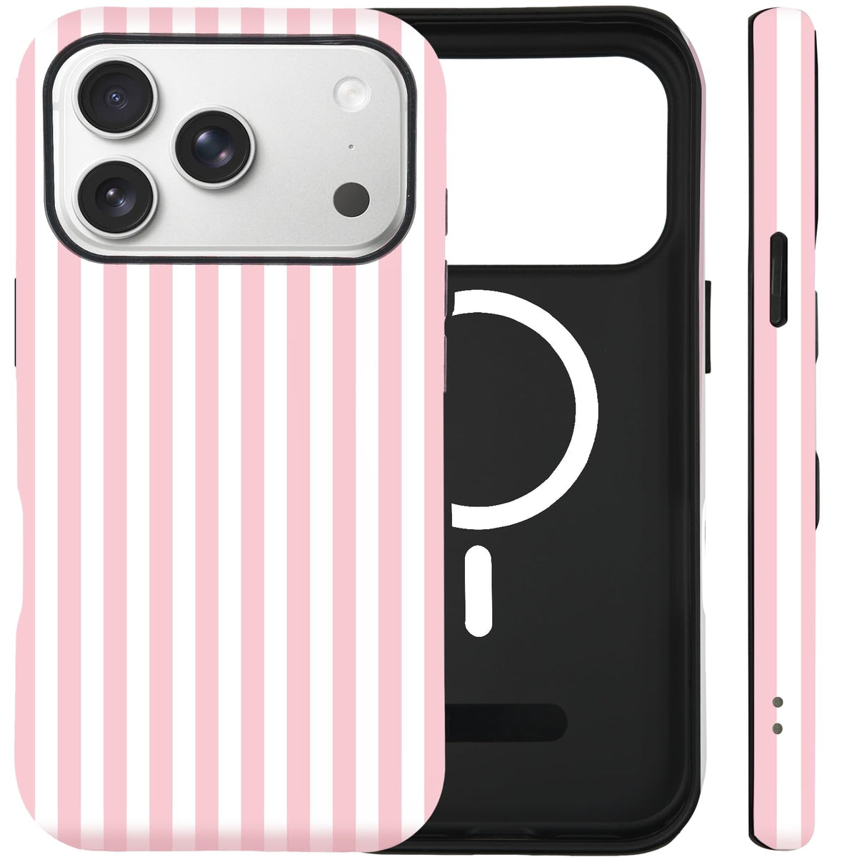 MagSafe (hard PC + silicone) compatible phone case for iPhone 17