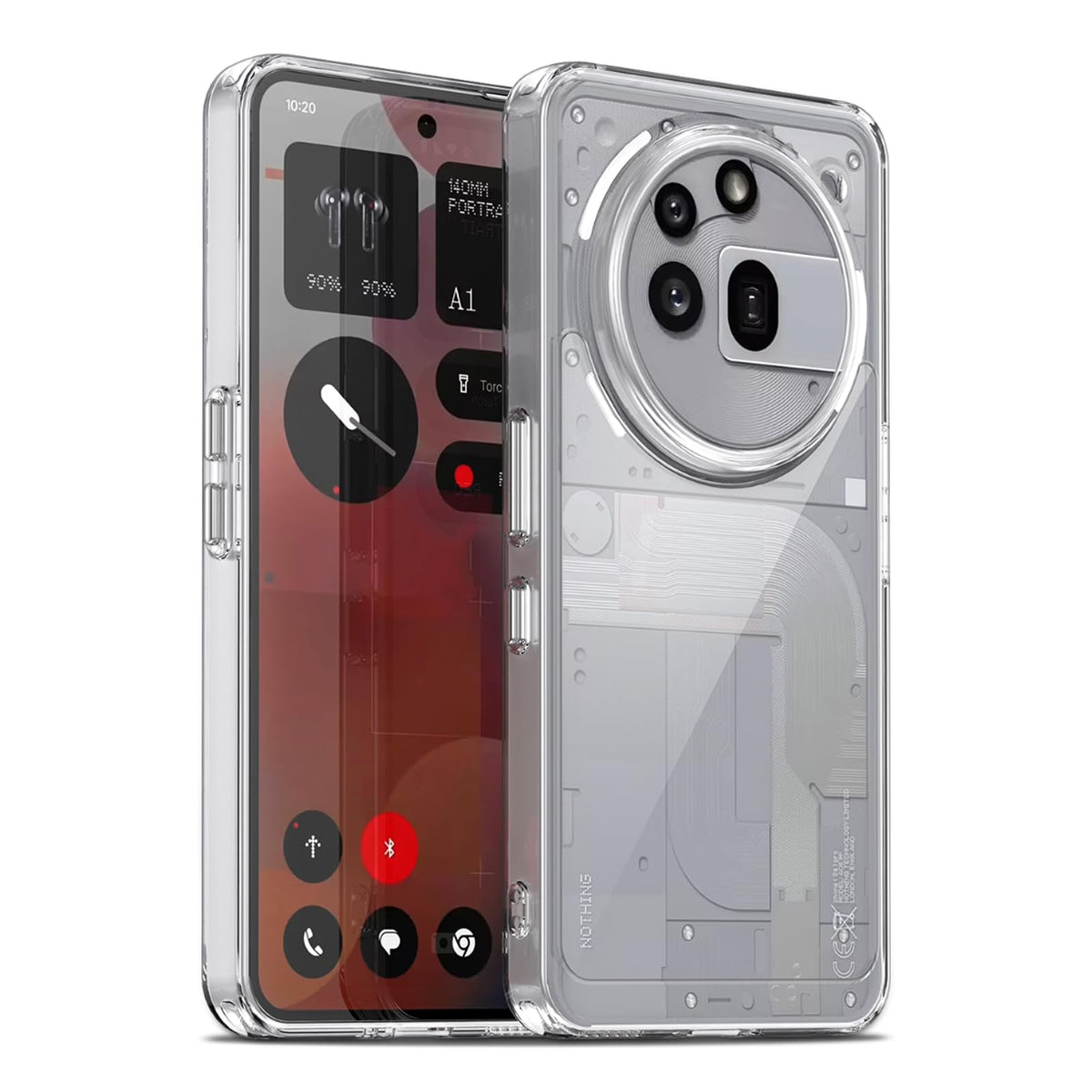 Military-grade shockproof phone case for Nothing Phone 1