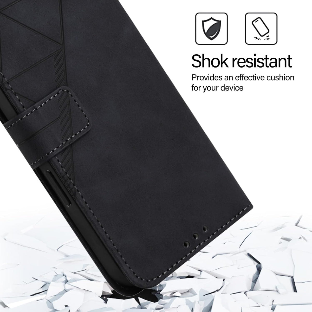 Faux PU leather business flip phone case for Xiaomi Redmi A5 4G