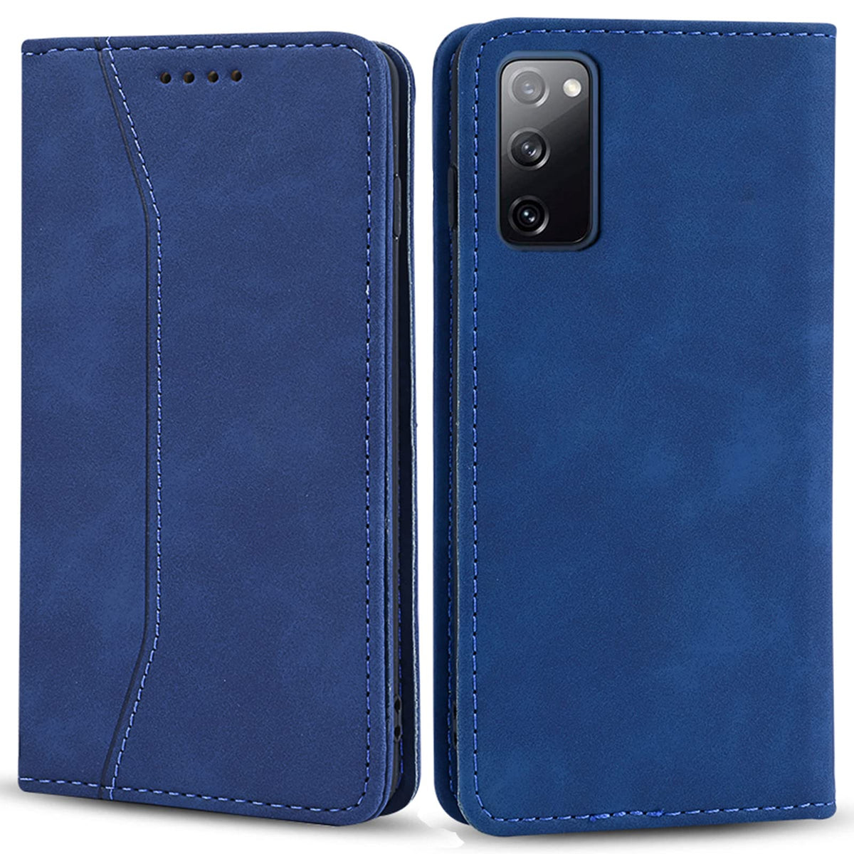 Magnetic genuine leather phone case for Samsung Galaxy S6